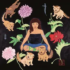 Kate Beynon, Five Dogs Luck, acrylic and enamel on canvas, 2007