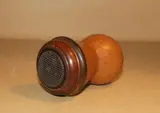 19th/20th century by A Chinese gourd cricket box with wood cover, sold Feb 2012