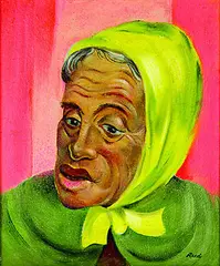 William Reed, Portrait of a Maori Elder, oil on board