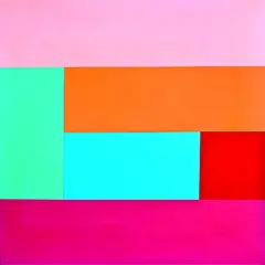 Colour Concept II by Anne Riethmaier, acrylic and liquid glass on canvas, offered Feb 2012