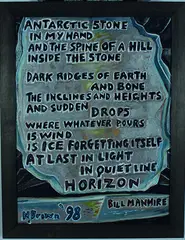 Antarctic Stone by Nigel Brown, acrylic on canvas, sold Feb 2012