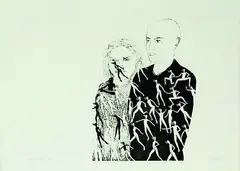 We go right here Tonto by John Walsh, lithograph, 23/75, sold Feb 2012