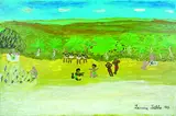 Teuane Ann Tibbo, Mulinuu, oil on board