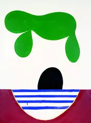 Mark Braunias, Crut, enamel on board