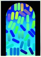 Gothic I by Michael Smither, screenprint, 1/21, sold Feb 2012