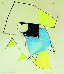 Untitled - Abstract Study by Louise Henderson, pastel on paper, sold Feb 2012