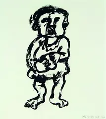 Thomas by Michael Smither, screenprint, 1/20, offered Feb 2012