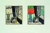 Dick Frizzell, Untitled - Interior Diptych