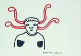 Back from the dead by Richard Killeen, acrylic on paper, sold Feb 2012