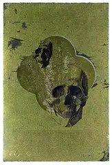 Untitled by Max Gimblett, screenprint with metallic foils, 4/13, sold Dec 2011