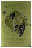 Max Gimblett, Untitled, screenprint with metallic foils, 4/13