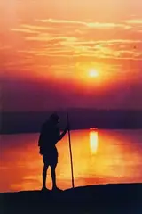 Brian Brake, Mahatma Gandhi Movie - India 1962., colour photograph printed from Kodak transparency on Ektacolour paper