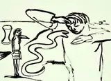 Jeffrey Harris, Untitled - Figure and Serpent