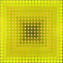 Untitled by Victor Vasarely, serigraph print on card, 93/150, sold Dec 2011