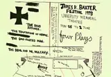 Colin McCahon, James K. Baxter, Four Plays, two colour, off-set lithograph