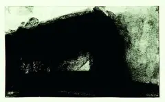 Untitled by Jeffrey Harris, compressed charcoal on paper , 1992, offered Dec 2011