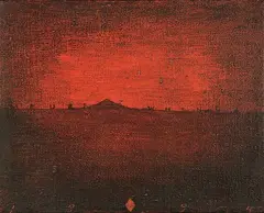 Mauri Whenua by Shane Cotton, oil on canvas, sold Nov 2011