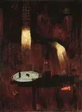 Séraphine Pick, Navel, oil on canvas