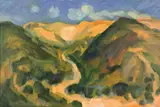 Doris Lusk, Sandhills, North Auckland, oil on canvas on board