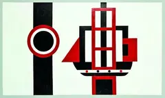 Paratene Matchitt, Beautiful Ship, acrylic on paper