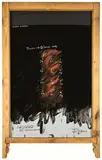 Black Window: Mungo at Aramoana by Ralph Hotere, acrylic on board in Colonial sash window frame, offered Nov 2011