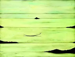 Simon Kaan, Untitled, oil on board