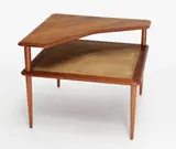 Peter Hvidt, Danish teak two tier corner table