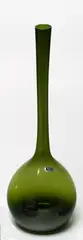 Sweden Seda, Green glass vase, Circa 1965