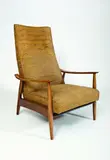 Milo Baughman, Mid century American reclining lounge chair