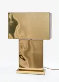 Curtis Jeré, Large brass lamp and shade
