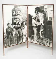 Decorative Folding Screen, featuring the 'Seekers Tour' mid 1970's