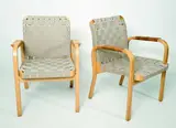 Alvar Aalto, Pair of armchairs, model 45 designed 1947