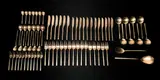 Sigvard Bernadotte for Scanline, 74 piece bronze cutlery service
