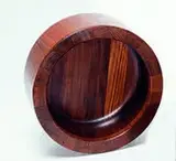 Jen Quistgaard, Staved teak salad bowl, manufactured by Dansk Denmark with impressed