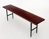 Kurt Ostervig, Palisander rosewood bench, designed in 1956 for Jason Mobler Denmark