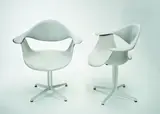 George Nelson, A rare pair of DAF chairs on La Fonda bases