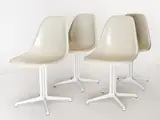 Charles and Ray Eames, Set of four La Fonda side shell chairs