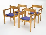 Hans J. Wegner, Set of four armchairs