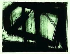 Untitled by Jeffrey Harris, compressed charcoal on paper, sold Aug 2011