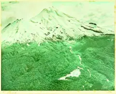 Taranaki by Whites Aviation, colour photograph, sold Aug 2011