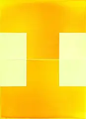 Necessary Correction VII by Stephen Bambury, acrylic and resin on two aluminium panels, offered Aug 2011