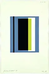 Var IV by Gordon Walters, acrylic on paper, sold Aug 2011