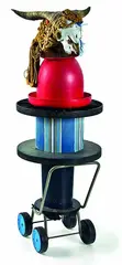 Horned Wheel by Donald Sinclair Driver, mixed media, sold Aug 2011