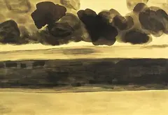 Colin McCahon, Muriwai, acrylic on Steinbach paper mounted to board