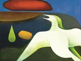 Don Binney, The Madness of the Pipiwharauroa, oil on board