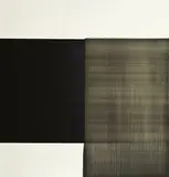 Callum Innes, Exposed Painting Charcoal Black