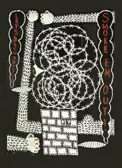 Smoke Em Out! by Peter Robinson, acrylic and oilstick on paper, offered Aug 2011