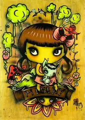 Misery by Misery, acrylic on plywood, sold Aug 2011