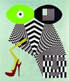 Paul Maseyk, Chantelaine, acrylic on canvasboard
