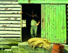 Barry Ross Smith, The Drying Room, oil on canvas